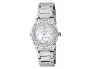 Invicta Women's 18604 Angel Quartz 3 Hand White Dial Watch Invicta Women's 18604 Angel Quartz 3 Hand White Dial Watch