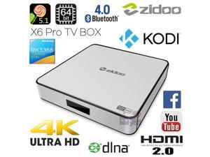 ZIDOO X6 Pro 4K UHD Android 5.1 Lollipop Smart TV Box RK3368 Octa Core Cortex A53 64bit 2G 16G Dual Band WIF HDMI 2.0 4K*2K H.265 KODI 3D Media Player Streamer Gigabit LAN ZIDOO X6 Pro 4K UHD Android 5.1 Lollipop Smart TV Box RK3368 Octa Core Cortex A53 64bit 2G 16G Dual Band WIF HDMI 2.0 4K*2K H.265 KODI 3D Media Player Streamer Gigabit LAN