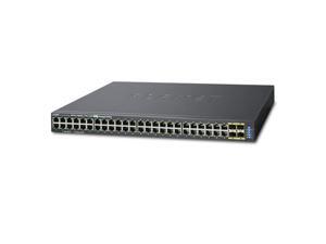 Planet GS-5220-48T4X L2+ 48-Port 10/100/1000Mbps + 4-Port Shared SFP + 4-Port 10G SFP+ Managed Switch with Hardware Layer3 IPv4/IPv6 Static Routing Planet GS-5220-48T4X L2+ 48-Port 10/100/1000Mbps + 4-Port Shared SFP + 4-Port 10G SFP+ Managed Switch with Hardware Layer3 IPv4/IPv6 Static Routing