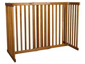 Free Standing Pet Gate - Small Tall/Mahogany - 42305 Free Standing Pet Gate - Small Tall/Mahogany - 42305