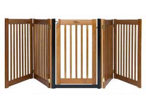 Walk Through 5 Panel Free Standing Pet Gate - Artisan Bronze Walk Through 5 Panel Free Standing Pet Gate - Artisan Bronze