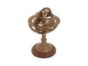 Aluminum Armillary 9"H, 6"W Nautical Maritime Decor - 28344 Aluminum Armillary 9"H, 6"W Nautical Maritime Decor - 28344