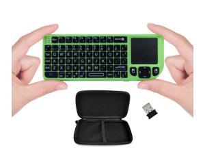 FAVI FE01-GR Mini 2.4GHz Wireless Keyboard Touchpad with Laser Pointer and Travel Case (Green) FAVI FE01-GR Mini 2.4GHz Wireless Keyboard Touchpad with Laser Pointer and Travel Case (Green)