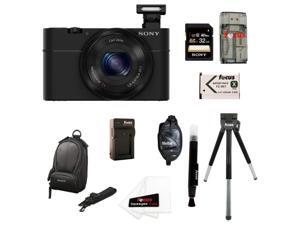 Sony RX100 DSC-RX100 20.2 MP Exmor CMOS Sensor Digital Camera With 3.6x Zoom + Sony 32GB Class 10 Memory Card Bundle Sony RX100 DSC-RX100 20.2 MP Exmor CMOS Sensor Digital Camera With 3.6x Zoom + Sony 32GB Class 10 Memory Card Bundle