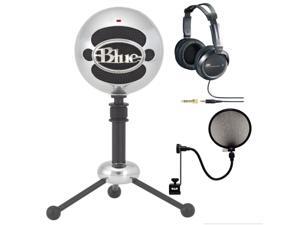 Blue SNOWBALL-BA Snowball USB Microphone by Blue Microphones +JVC HARX300 Full-Size Headphones (Black)+ CAD Audio Microphone Pop Filter Blue SNOWBALL-BA Snowball USB Microphone by Blue Microphones +JVC HARX300 Full-Size Headphones (Black)+ CAD Audio Microphone Pop Filter