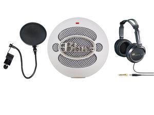 Blue Microphones Snowball Plug & Play Microphone (White) Bundle Blue Microphones Snowball Plug & Play Microphone (White) Bundle