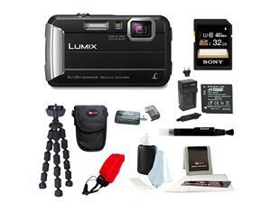 Panasonic DMC-TS30K LUMIX Active Lifestyle Tough Camera (Black) with 32GB Accessory Bundle Panasonic DMC-TS30K LUMIX Active Lifestyle Tough Camera (Black) with 32GB Accessory Bundle