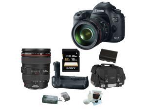 Canon EOS 5D Mark III 22.3 MP Digital SLR Camera with EF 24-105mm f/4 L IS USM Lens 16GB Accessory Bundle Canon EOS 5D Mark III 22.3 MP Digital SLR Camera with EF 24-105mm f/4 L IS USM Lens 16GB Accessory Bundle