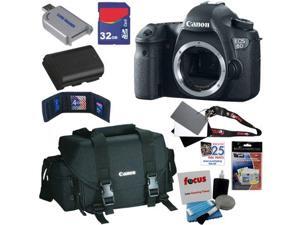 Canon 6d EOS 6D 20.1 MP CMOS Digital SLR Camera (Body) + Canon Gadget Bag + LP-E6 Battery + 6pc Bundle 32GB Accessory Kit Canon 6d EOS 6D 20.1 MP CMOS Digital SLR Camera (Body) + Canon Gadget Bag + LP-E6 Battery + 6pc Bundle 32GB Accessory Kit
