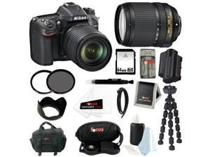 Nikon D7100 24.1 MP DX-Format CMOS Digital SLR (Body Only) w/ NIkon AF-S DX NIKKOR 18-140mm Zoom Lens + 64GB Deluxe Accessory Kit Nikon D7100 24.1 MP DX-Format CMOS Digital SLR (Body Only) w/ NIkon AF-S DX NIKKOR 18-140mm Zoom Lens + 64GB Deluxe Accessory Kit