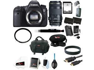 Canon EOS 6D DSLR Camera (Body Only) with Canon 70-300mm IS Zoom Lens Canon EOS 6D DSLR Camera (Body Only) with Canon 70-300mm IS Zoom Lens