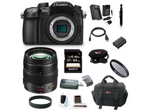 Panasonic GH4: LUMIX DMC-GH4KBODY 16.05MP Digital Single Lens Mirrorless Camera with Panasonic H-HS12035 LUMIX G X VARIO 12-35mm/F2.8 ASPH X Series Lens plus 64GB Deluxe Accessory Bundle Panasonic GH4: LUMIX DMC-GH4KBODY 16.05MP Digital Single Lens Mirrorless Camera with Panasonic H-HS12035 LUMIX G X VARIO 12-35mm/F2.8 ASPH X Series Lens plus 64GB Deluxe Accessory Bundle