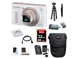 CANON SX610: Canon PowerShot SX610 IS Digital Camera HS Digital Camera (White) with 32GB Deluxe Accessory Bundle CANON SX610: Canon PowerShot SX610 IS Digital Camera HS Digital Camera (White) with 32GB Deluxe Accessory Bundle