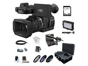 Panasonic HC-X1000 4K-60p/50p Camcorder with High-Powered 20x Optical Zoom and Professional Functions (Black) with Accessory Bundle Panasonic HC-X1000 4K-60p/50p Camcorder with High-Powered 20x Optical Zoom and Professional Functions (Black) with Accessory Bundle
