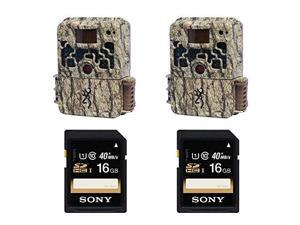 (2) Browning STRIKE FORCE BTC5HD Sub Micro Trail Camera with Sony 16GB SDHC Class 10 Memory Cards (2) Browning STRIKE FORCE BTC5HD Sub Micro Trail Camera with Sony 16GB SDHC Class 10 Memory Cards