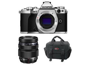 Olympus OM-D E-M5 Mark II Camera Body (Silver) with M Zuiko Digital ED 12-40mm f/2.8 Pro Interchangeable Lens and Gadget Olympus OM-D E-M5 Mark II Camera Body (Silver) with M Zuiko Digital ED 12-40mm f/2.8 Pro Interchangeable Lens and Gadget