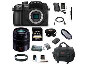 Panasonic LUMIX DMC-GH4KBODY 16.05MP Digital Single Lens Mirrorless Camera with Panasonic H-FS45150K Lumix G Series Lens (Black) plus 64GB Deluxe Accessory Bundle Panasonic LUMIX DMC-GH4KBODY 16.05MP Digital Single Lens Mirrorless Camera with Panasonic H-FS45150K Lumix G Series Lens (Black) plus 64GB Deluxe Accessory Bundle