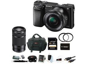 Sony a6000: Sony Alpha a6000 (Black) with 16-50mm and 55-210mm Lenses plus 32GB Kit Sony a6000: Sony Alpha a6000 (Black) with 16-50mm and 55-210mm Lenses plus 32GB Kit