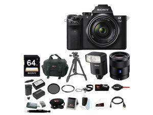 Sony A7R II: Sony Alpha a7II Mirrorless Digital Camera with FE 28-70mm f/3.5-5.6 OSS Lens + 55mm Lens with 39-Inch Tripod & Accessory Bundle Sony A7R II: Sony Alpha a7II Mirrorless Digital Camera with FE 28-70mm f/3.5-5.6 OSS Lens + 55mm Lens with 39-Inch Tripod & Accessory Bundle