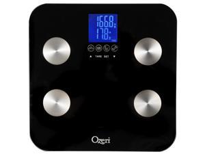Ozeri Touch 440 lbs Total Body Bath Scale – Measures Weight, Fat, Muscle, Bone & Hydration with Auto Recognition and Infant Tare Technology Ozeri Touch 440 lbs Total Body Bath Scale – Measures Weight, Fat, Muscle, Bone & Hydration with Auto Recognition and Infant Tare Technology