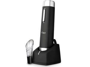 Ozeri OW05A Prestige Electric Wine Bottle Opener with Aerating Pourer, Foil Cutter, Recharging Stand Ozeri OW05A Prestige Electric Wine Bottle Opener with Aerating Pourer, Foil Cutter, Recharging Stand