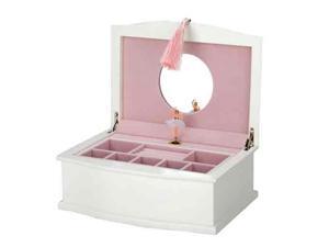 Reed & Barton Ballerina Musical Jewelry Chest - White (MSRP:$70) Reed & Barton Ballerina Musical Jewelry Chest - White (MSRP:$70)