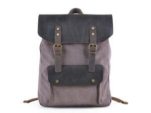 Gootium 30205CF Vintage Canvas Leather Backpack 15" Laptop Rucksack Casual Daypacks Schoolbags - Coffee Gootium 30205CF Vintage Canvas Leather Backpack 15" Laptop Rucksack Casual Daypacks Schoolbags - Coffee
