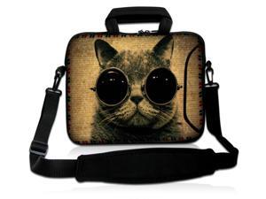 Cool Cat Sunglasses 16" 17" 17.3" 17.6" inch Laptop Shoulder Bag Sleeve Case for Apple MacBook pro 17/Dell Inspiron 17R XPS Alienware M17x/Samsung 700/Sony Vaio E/HP dv7 ENVY 17/Asus G74 K73 N75 A93 Cool Cat Sunglasses 16" 17" 17.3" 17.6" inch Laptop Shoulder Bag Sleeve Case for Apple MacBook pro 17/Dell Inspiron 17R XPS Alienware M17x/Samsung 700/Sony Vaio E/HP dv7 ENVY 17/Asus G74 K73 N75 A93
