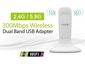 EDUP Dual Band 2.4G / 5.8G Mini Client / AP 300M 300Mbps USB WiFi Wireless N LAN Network Adapter 802.11 n/g/b EP-DB1305 EDUP Dual Band 2.4G / 5.8G Mini Client / AP 300M 300Mbps USB WiFi Wireless N LAN Network Adapter 802.11 n/g/b EP-DB1305