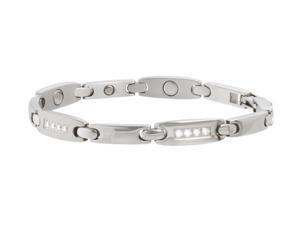 Sabona Jewelry Womens Bracelet Lady Quattro Gems Magnetic L Silver 217 Sabona Jewelry Womens Bracelet Lady Quattro Gems Magnetic L Silver 217