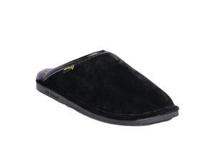 Old Friend Slippers Mens Sheepskin Fleece Scuff XL 11-12 Black 421180 Old Friend Slippers Mens Sheepskin Fleece Scuff XL 11-12 Black 421180