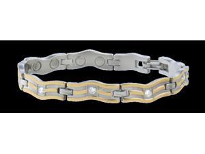 Sabona Jewelry Womens Bracelet Lady Gem Serpentine L Silver Gold 292 Sabona Jewelry Womens Bracelet Lady Gem Serpentine L Silver Gold 292