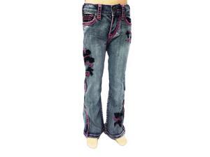 Cowgirl Tuff Western Jean Girls UnBELIEVEably Pink 10 Light Wash GJUBPK Cowgirl Tuff Western Jean Girls UnBELIEVEably Pink 10 Light Wash GJUBPK