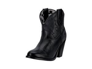 Dingo Western Boots Womens 6" Billie Shortie Stitch 10 M Black DI 686 Dingo Western Boots Womens 6" Billie Shortie Stitch 10 M Black DI 686