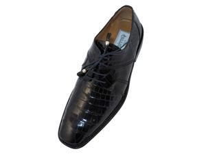 Ferrini Dress Shoes Mens Alligator Leather Lace Up 10.5 D Black F205 Ferrini Dress Shoes Mens Alligator Leather Lace Up 10.5 D Black F205