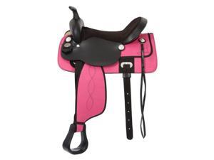 Tough-1 Saddle King Series Krypton Western Synthetic 17" Pink KS417 Tough-1 Saddle King Series Krypton Western Synthetic 17" Pink KS417