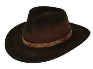 Outback Trading Hat Mens Sidekick Water-Repellent Wool M Brown 1310 Outback Trading Hat Mens Sidekick Water-Repellent Wool M Brown 1310