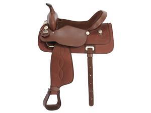 Tough-1 Saddle King Series Krypton Western Synthetic 16" Brown KS416 Tough-1 Saddle King Series Krypton Western Synthetic 16" Brown KS416