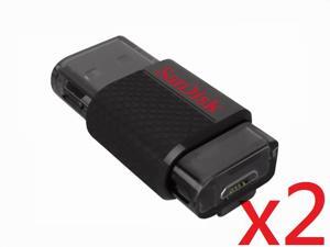 SanDisk 32GB 32G 32 GB Ultra Dual USB Drive - Standard Packaging SDDD-032G-G46 - Pack of 2 SanDisk 32GB 32G 32 GB Ultra Dual USB Drive - Standard Packaging SDDD-032G-G46 - Pack of 2