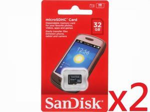 SanDisk 32GB Micro SD SDHC MicroSD MicroSDHC Class 4 C4 32G 32 GB Card HK090 - Pack of 2 SanDisk 32GB Micro SD SDHC MicroSD MicroSDHC Class 4 C4 32G 32 GB Card HK090 - Pack of 2