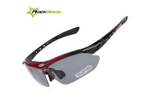 ROCKBROS Pro Polarized Cycling Glasses Bike Sports Sunglasses 5 Lens Goggles CS13 ROCKBROS Pro Polarized Cycling Glasses Bike Sports Sunglasses 5 Lens Goggles CS13