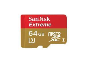 SanDisk Extreme 64GB UHS-I/U3 Micro SDHC Memory Card Up to 60MB/s Read with Adapter SanDisk Extreme 64GB UHS-I/U3 Micro SDHC Memory Card Up to 60MB/s Read with Adapter