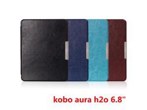 Xcsource® Flip Magnetic Auto Sleep Leather Cover Case for Kobo aura h2o 6.8" eReader PC620 Xcsource® Flip Magnetic Auto Sleep Leather Cover Case for Kobo aura h2o 6.8" eReader PC620