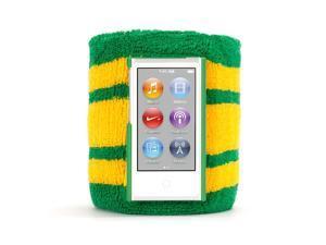 Griffin RE37769 SportCuff Wristband Case, Absorbent wristband for iPod nano (7th gen.) - Green and Yellow Griffin RE37769 SportCuff Wristband Case, Absorbent wristband for iPod nano (7th gen.) - Green and Yellow
