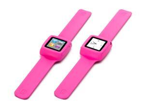 Pink Slap Bracelet Case for iPod nano (6th gen.),Flexible wristband Pink Slap Bracelet Case for iPod nano (6th gen.),Flexible wristband