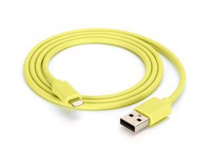 Yellow 3' USB to Lightning Connector Cable/Charger,Charge & sync your iPhone 5, iPad Mini, & iPad 4th gen. Yellow 3' USB to Lightning Connector Cable/Charger,Charge & sync your iPhone 5, iPad Mini, & iPad 4th gen.