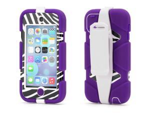 Griffin Purple/Zebra Survivor All-Terrain Protective Case for iPod touch (5th/ 6th gen.) Extreme-duty case Griffin Purple/Zebra Survivor All-Terrain Protective Case for iPod touch (5th/ 6th gen.) Extreme-duty case