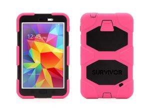 Pink/Black Survivor All-Terrain Case + Stand for Samsung Galaxy Tab 4 7.0,The most protective case possible for everyday use Pink/Black Survivor All-Terrain Case + Stand for Samsung Galaxy Tab 4 7.0,The most protective case possible for everyday use