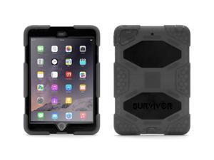 Smoke/Black Survivor All-Terrain Case + Stand for iPad mini, mini 2, and mini 3,Military-duty case with stand- Touch ID Smoke/Black Survivor All-Terrain Case + Stand for iPad mini, mini 2, and mini 3,Military-duty case with stand- Touch ID