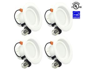 SGL 4 Inch Dimmable LED Recessed Lighting, Energy Star, UL Listed, 9W (65W Replacement), 5000K Daylight White, 720Lm, LED Downlight, LED Ceiling Light, 4-Pack SGL 4 Inch Dimmable LED Recessed Lighting, Energy Star, UL Listed, 9W (65W Replacement), 5000K Daylight White, 720Lm, LED Downlight, LED Ceiling Light, 4-Pack